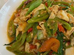 火腿炒农家豆腐皮-辣公子·千岛湖私房菜(滨江店)