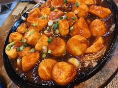 铁板日本豆腐-老姑砂锅·烧烤天津菜(体北道店)