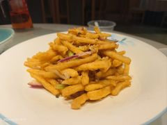 干煸藕丝-饭橘汉江码头·乡野土菜馆(静安路店)