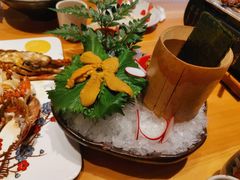 活大海胆-大岛日本料理铁板烧(南通大饭店)