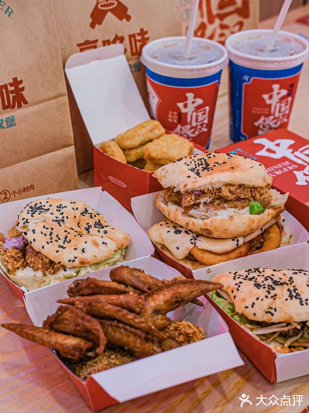 属于咱中国人的汉堡，味道好极了。