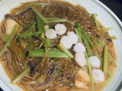牛肉本芹炒粉丝-老头儿油爆虾(星光一期店)