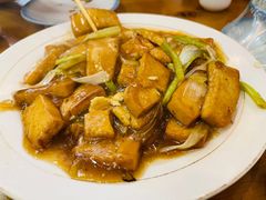 葱烧豆腐-聚发号清真菜馆