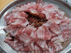 五花肉肥牛三吃锅-韩食汇