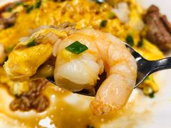 滑牛蝦仁雙拼蛋飯-旺记冰室(九龙中心大厦店)
