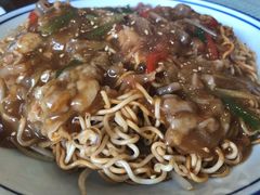 牛肉出前一丁炒面-小龍鳳餐室(番禺路店)
