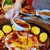 上海｜被东北朋友带来吃的铁锅炖。。。香😭了！