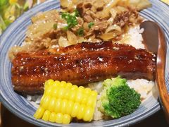 牛肉鳗蒲烧双拼饭-渔寿司·日本料理(艾尚天地店)