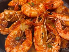 砂锅焗九节虾-清晖小苑•顺德地方菜(壹海城店)