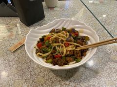 茄子肉丁鸡蛋拌面-文三里屯面馆(三里屯店)