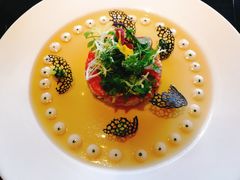 阿拉斯加帝王蟹配龙虾汤啫喱-AZUL by FUEL蓝色·法式酒馆(琶醍店)