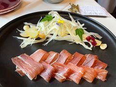 三年金钱火腿配大理手撕乳扇-泓0871臻选云南菜·味庄