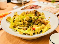 干锅有机菜花-中家鑫园温泉酒店-自助餐