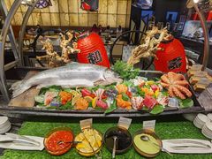 海鲜船-北京希尔顿逸林酒店-逸轩西餐厅-自助餐厅