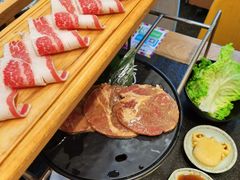 一米长盘牛五花-犟牛家·榴莲烤肉(五棵松店)