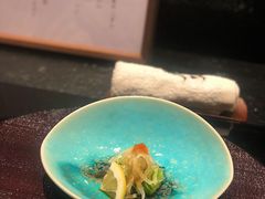 河豚鱼皮配柠檬醋-虎吟こぎん