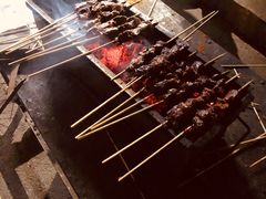 -劳动公园新疆人烤腰子