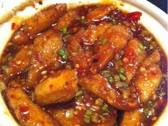 鱼香茄子煲-鹿港小镇(霄云店)