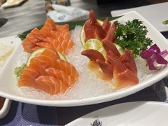 三文鱼刺身-大渔铁板烧(通州万达店)