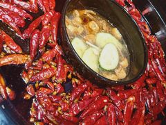 松茸菌锅中锅-渝大狮毛肚老火锅(普陀店)