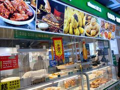 面包甜点陈列柜-紫光园·烤鸭(沙河物美店)