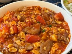 番茄牛肉滑蛋-晓平饭店(嘉善路店)