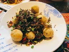 酸菜炒汤圆-侯家庄阿才有品私房菜馆
