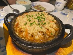 石板蒜蓉虾-小菜园新徽菜(芜湖镜湖苏宁店)