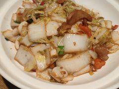 油炸炒高山娃娃菜-老阿爸鲜鱼土菜(昆山花桥店)