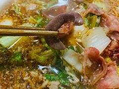 香肠肉丝腰花鸡蛋面-祁家面馆(大香炉店)
