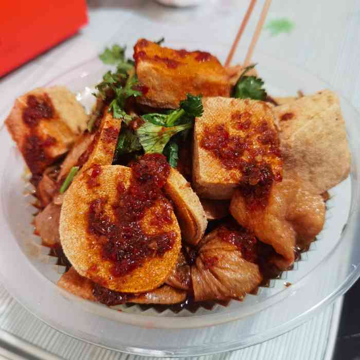 朱记臭豆腐-"小学的时候就已经吃过他们家的臭豆腐啦,就.