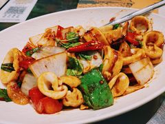 塔辣椒膏爆炒小管鱿鱼-simply thai天泰(世纪汇店)