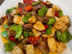 黑椒杏鲍菇牛肉粒-隐食餐厅(金水湾公馆店)