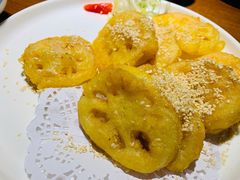 白洋淀虾肉藕饼-小放牛河北菜(长安万达店)