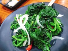 凉拌菠菜-张师傅参鸡汤店(高丽街店)