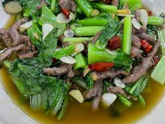 青菜炒牛肉-杨三孃跷脚牛肉(美洲花园店)