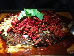 -探鱼·鲜青椒爽麻烤鱼(番禺万达店)