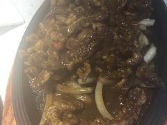 铁板黑椒牛柳-千日贺茶餐厅(高新万达店)