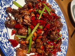 干煸辣子鸡-汉小城·老铫子藕汤·乡野湖北菜(江汉路吉庆街店)