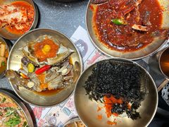 -草家酱蟹炭火烤肉店(珲春南路二店)