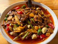 肝腰合炒-柏合黄记豆腐皮饭店