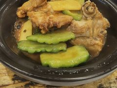 凉瓜炆三文鱼骨-景月阁空中食府(希尔顿酒店)