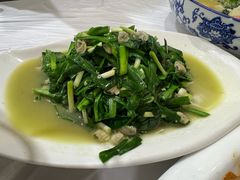 韭菜炒蚬子-溱湖八鲜菜馆