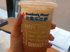 奶盖日本柚风味茉莉茶饮-达美乐比萨(大冲店)