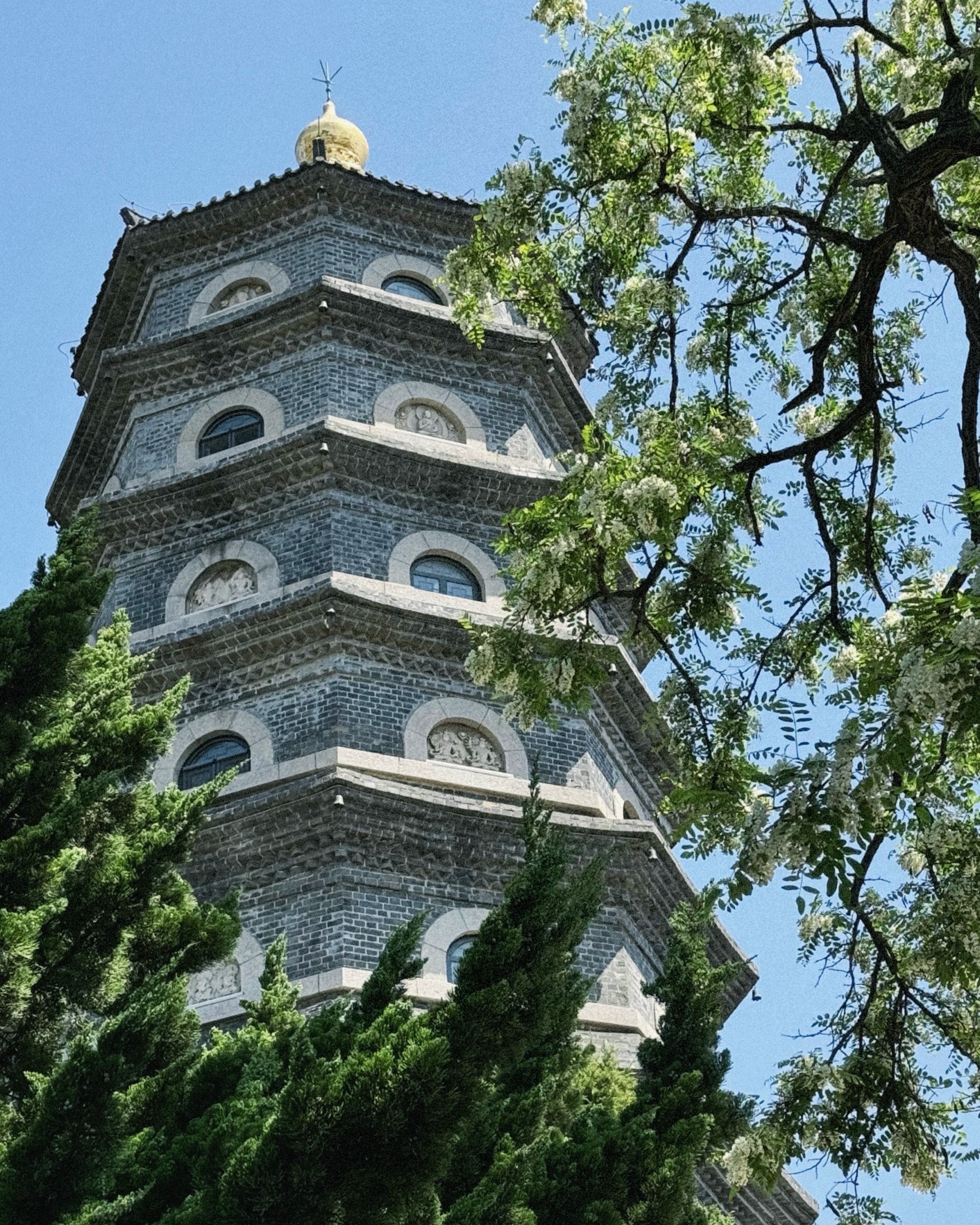 青岛寺庙湛山寺图片