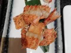 盐烧三文鱼骨排-虎焱炭火烧肉