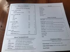 菜单-The Meat & Wine Co Southbank(南岸店)