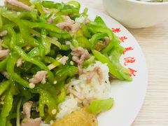 香干青椒肉丝盖浇饭-老头盖浇饭(南京新街口明瓦廊宏光酒店店)