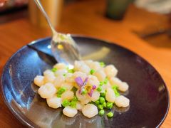 鸡头米蜜豆炒西湖虾仁-王府井文华东方酒店-紫膳餐厅