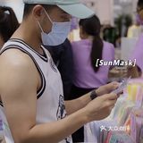 会展中心🌈#SunMask #快闪店，神仙颜值口罩😷